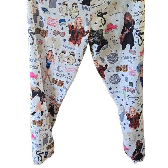Taylor Swift Satin Pajama Bottoms Size Small - Picture 3 of 3
